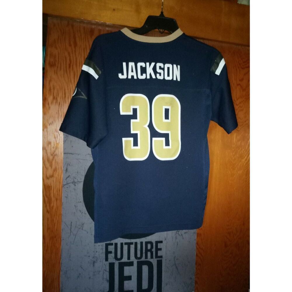 Stedman Bailey Auto Rams Jersey #39 Steven Jackson NFL Youth Large 14/16 Blue - Picture 3 of 7